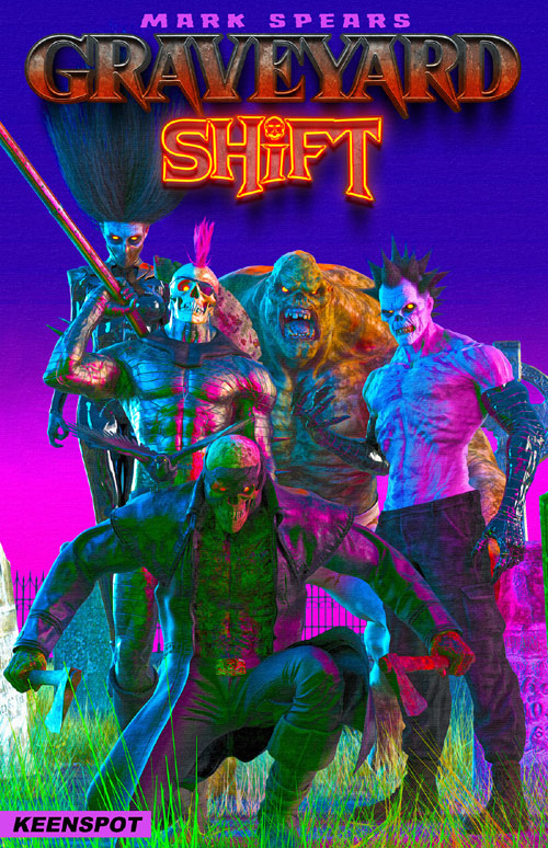 Mark Spears' Graveyard Shift comic series and body bag collectibles