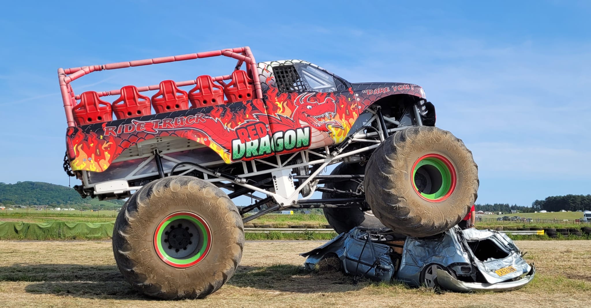 Red Dragon Monster Truck Rides
