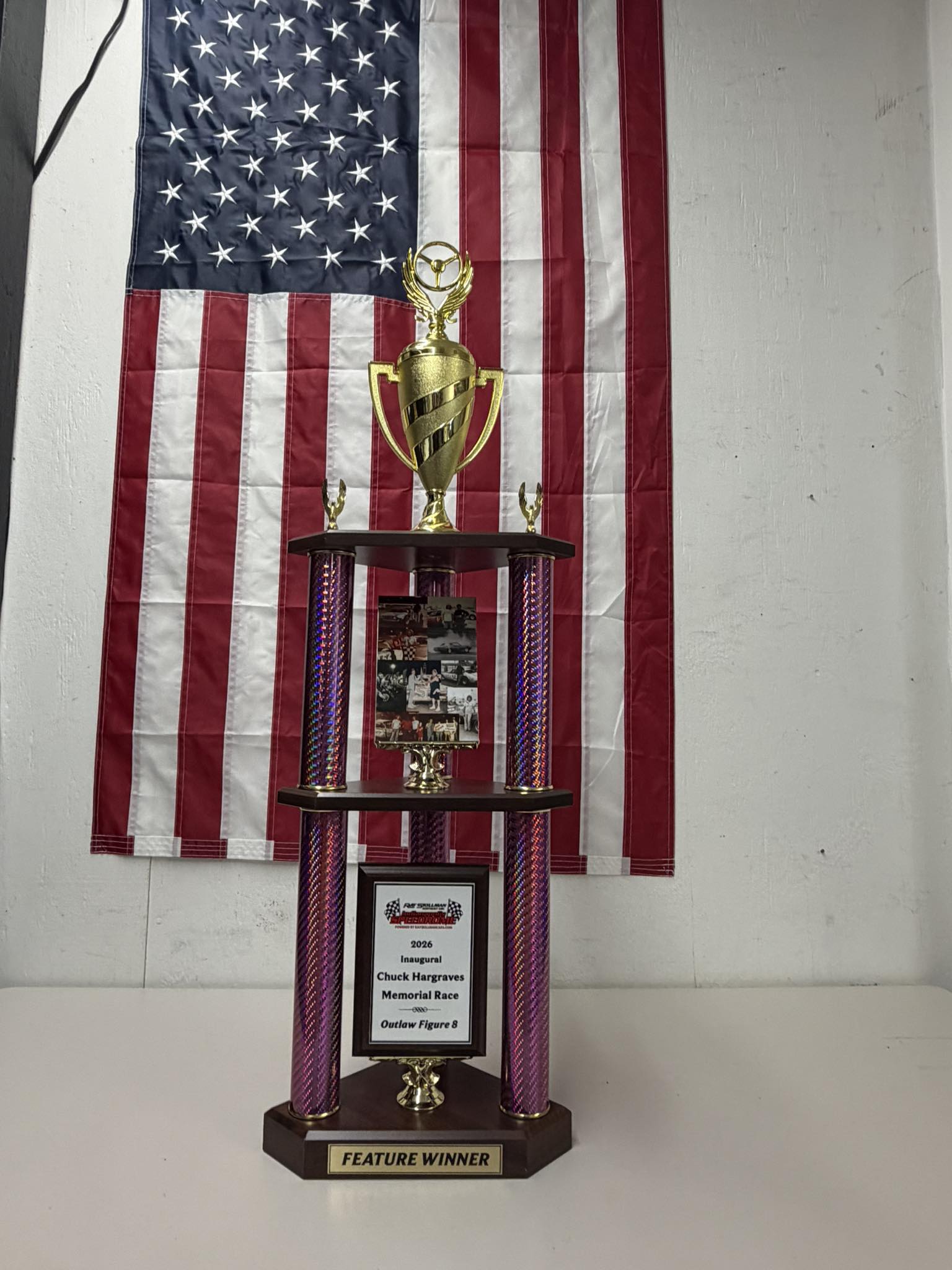 Introducing the Chuck Hargraves Memorial Outlaw Figure 8 Trophy
