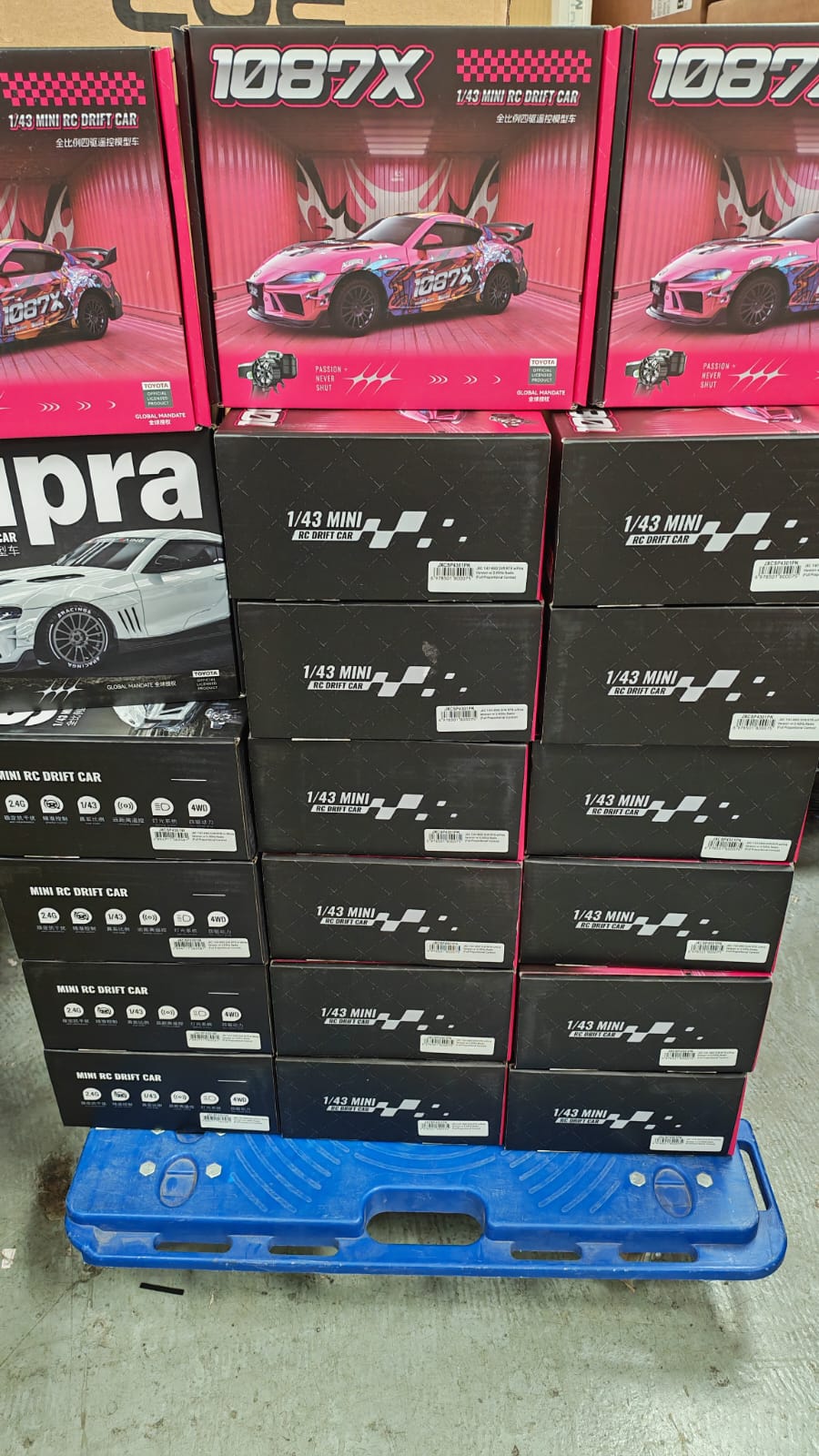 JXC 1/43 1087X Toyota Supra Pink Version 4WD Drift RTR NEW ARRIVAL