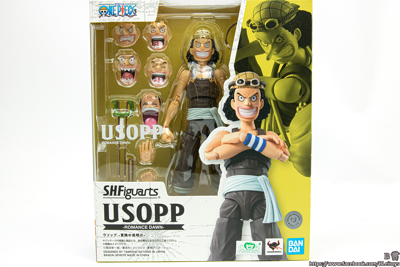 B雷的玩具世界- BANDAI S.H.Figuarts One Piece Usopp -Romance Down 