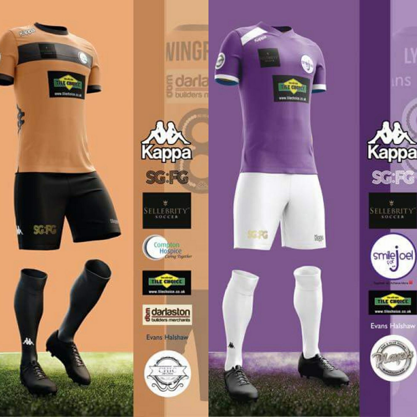 Compton Care - What do you think of the kits for tomorrow's Celebrity ...