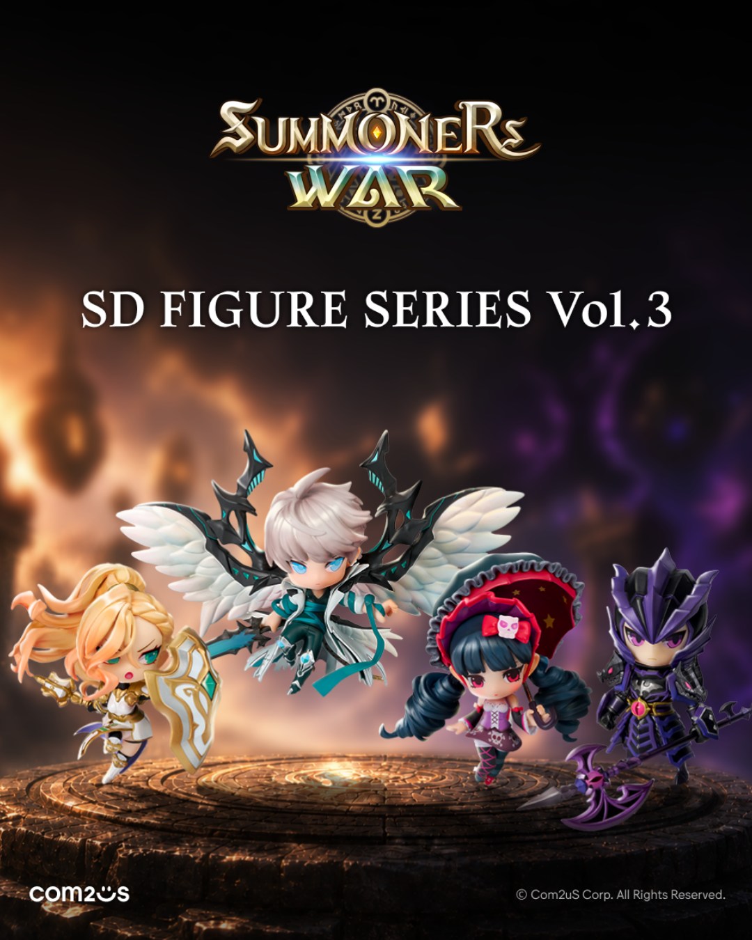Summoners War SD Figure Vol.3 lineup revealed! 🎉 • Paladin