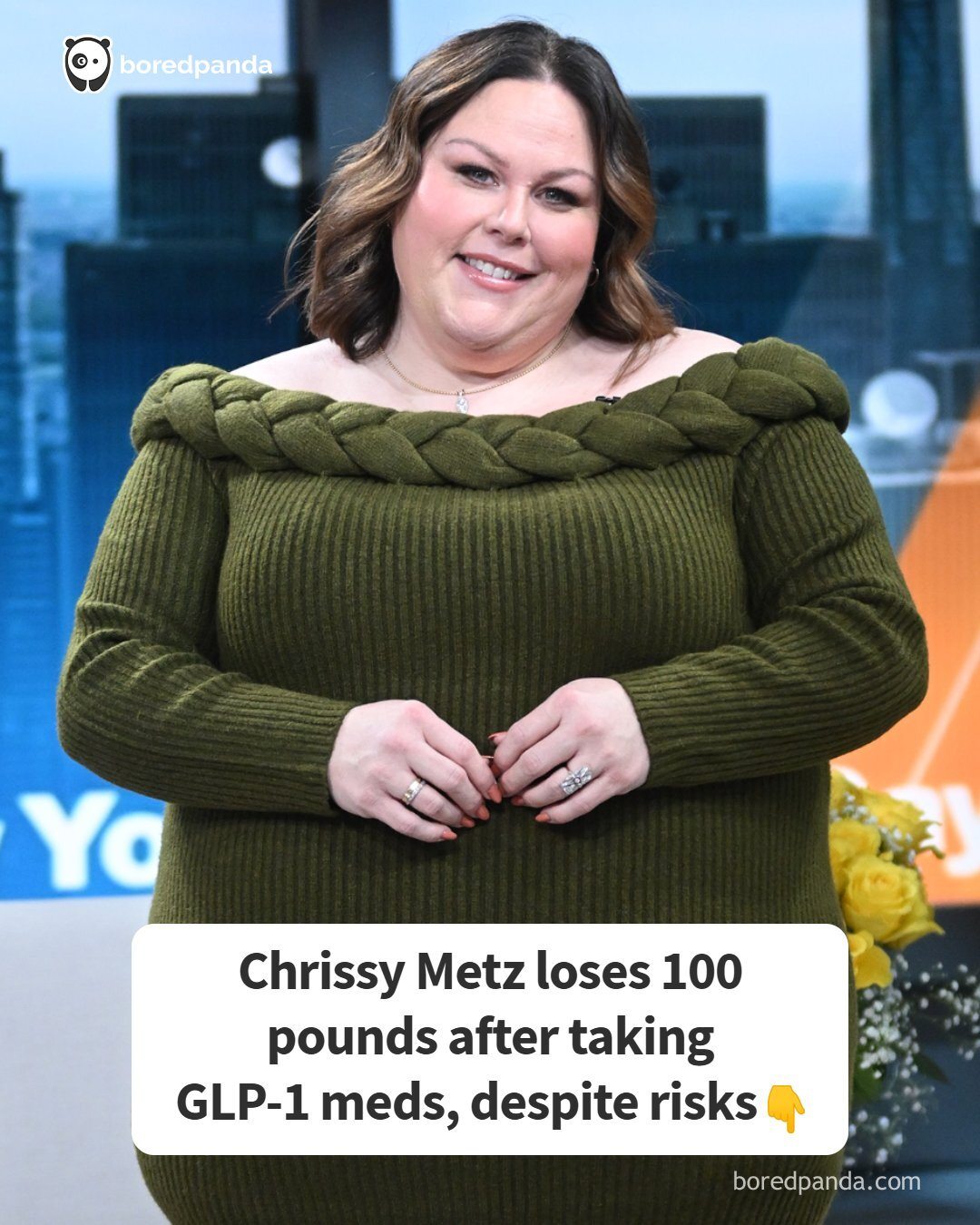 Chrissy Metz loses 100 pounds after taking GLP-1 meds, despite risks