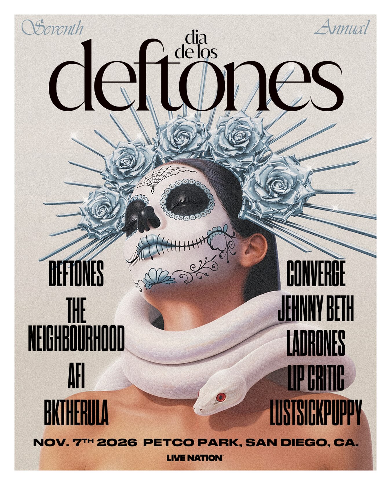 Dia De Los Deftones reveal 2026 lineup 🔥 Deftones AFI Converge