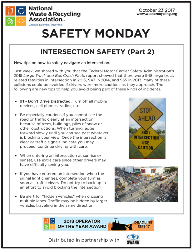 Safety... - North Dakota Solid Waste Recycling Association | Facebook