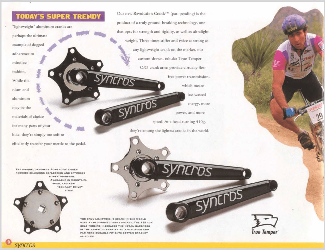 Syncros Revolution crankset features and specifications