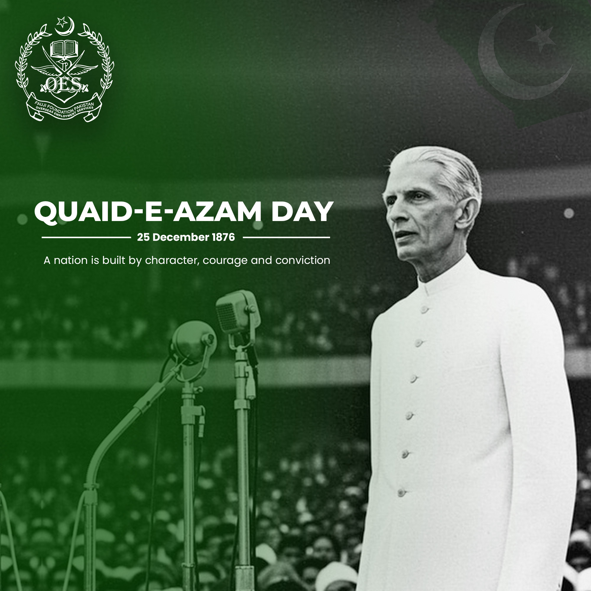 Fauji - 𝗤𝘂𝗮𝗶𝗱-𝗲-𝗔𝘇𝗮𝗺 𝗗𝗮𝘆 | 𝟮𝟱 𝗗𝗲𝗰𝗲𝗺𝗯𝗲𝗿 We honor the vision, unwavering ...