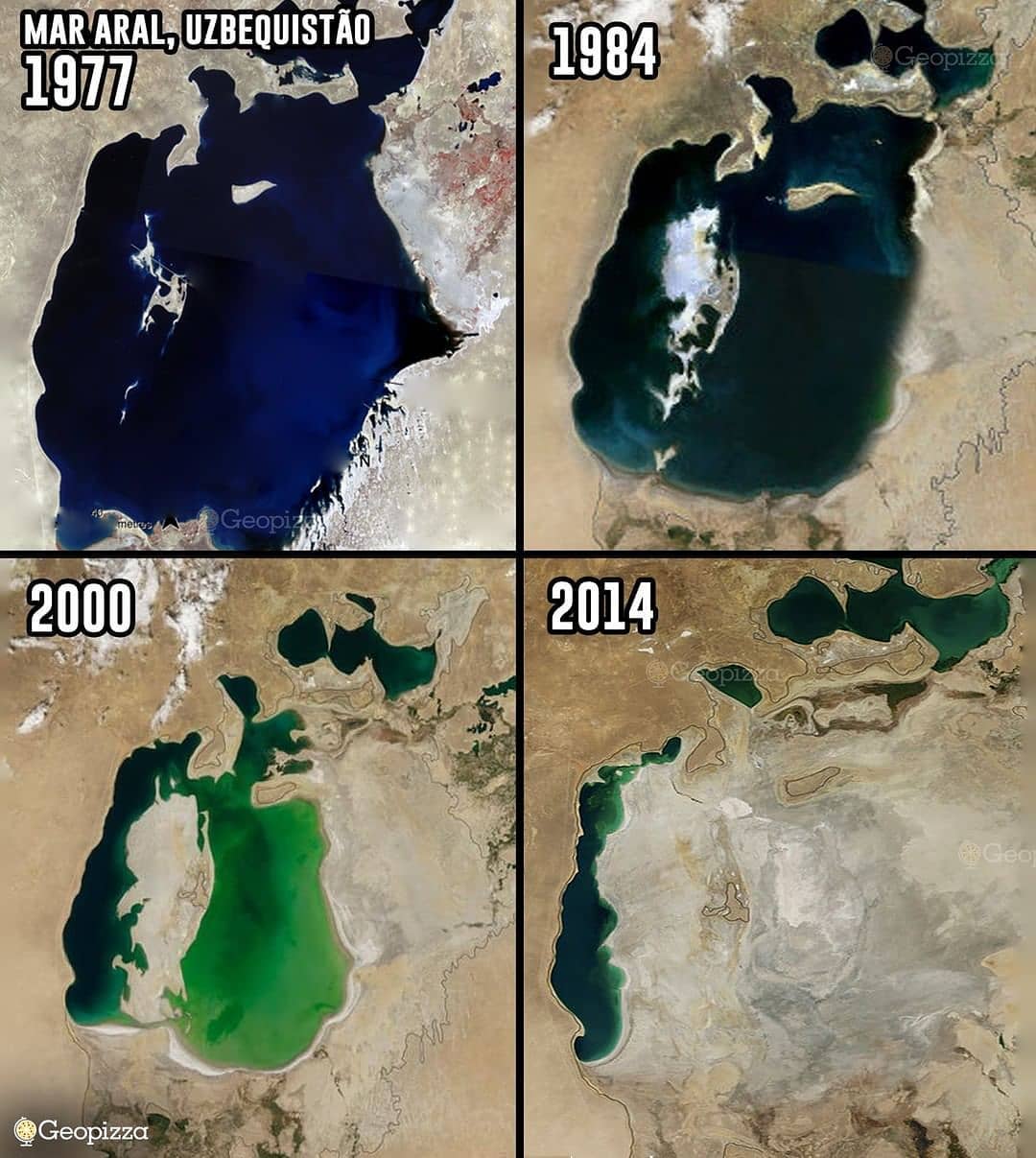 The drying process of the Aral sea... - Oriental Encyclopedia