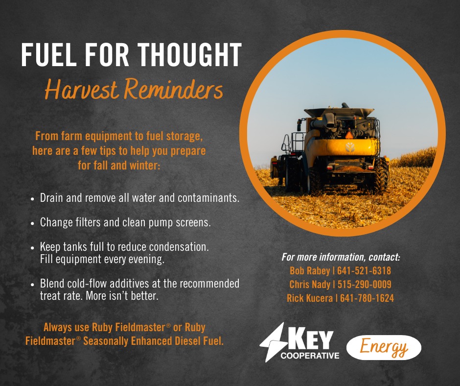 Key Cooperative - From farm equipment to fuel storage,... | Facebook