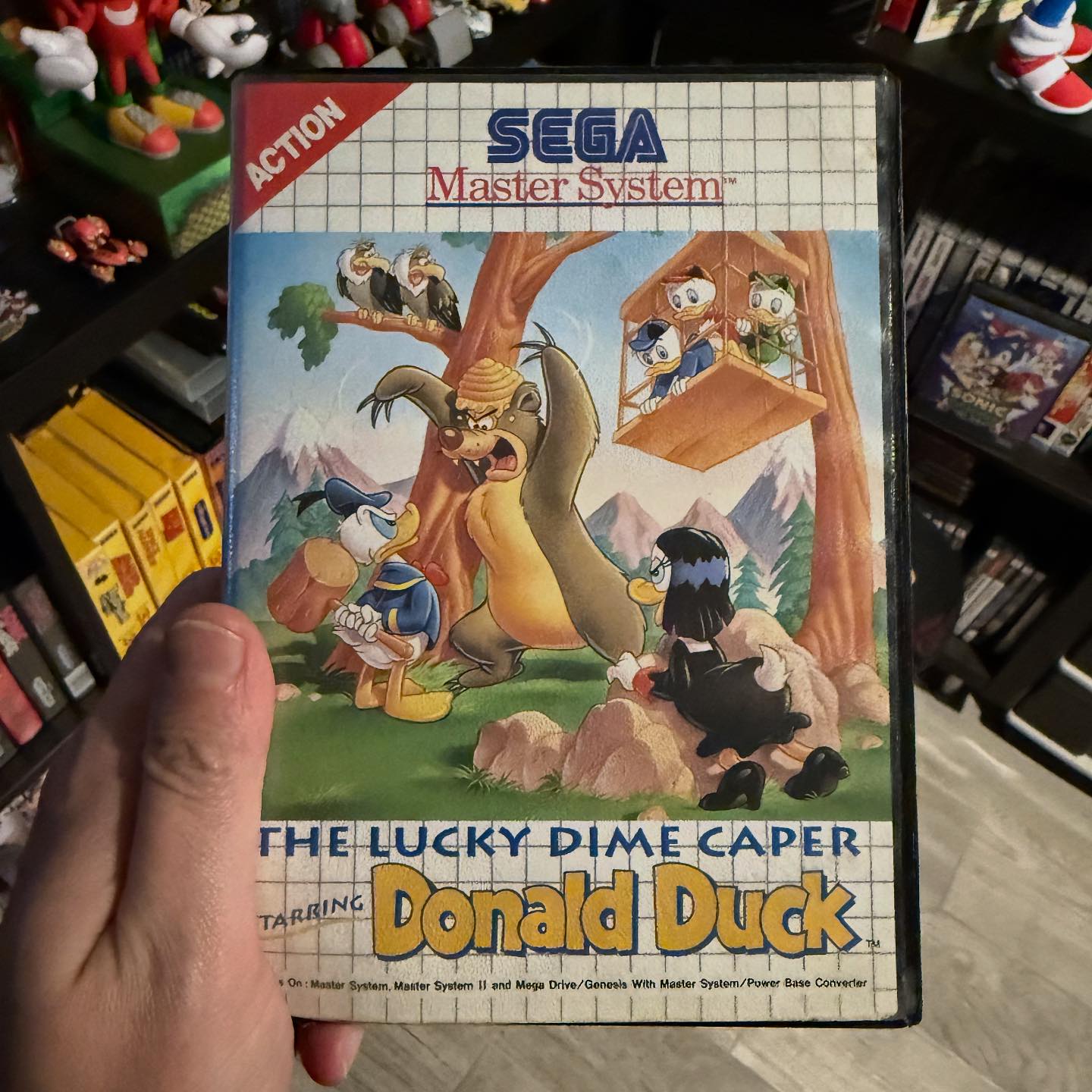 Jeu SEGA Master System - DONALD DUCK - Bon état - Jeu Rétro Complet