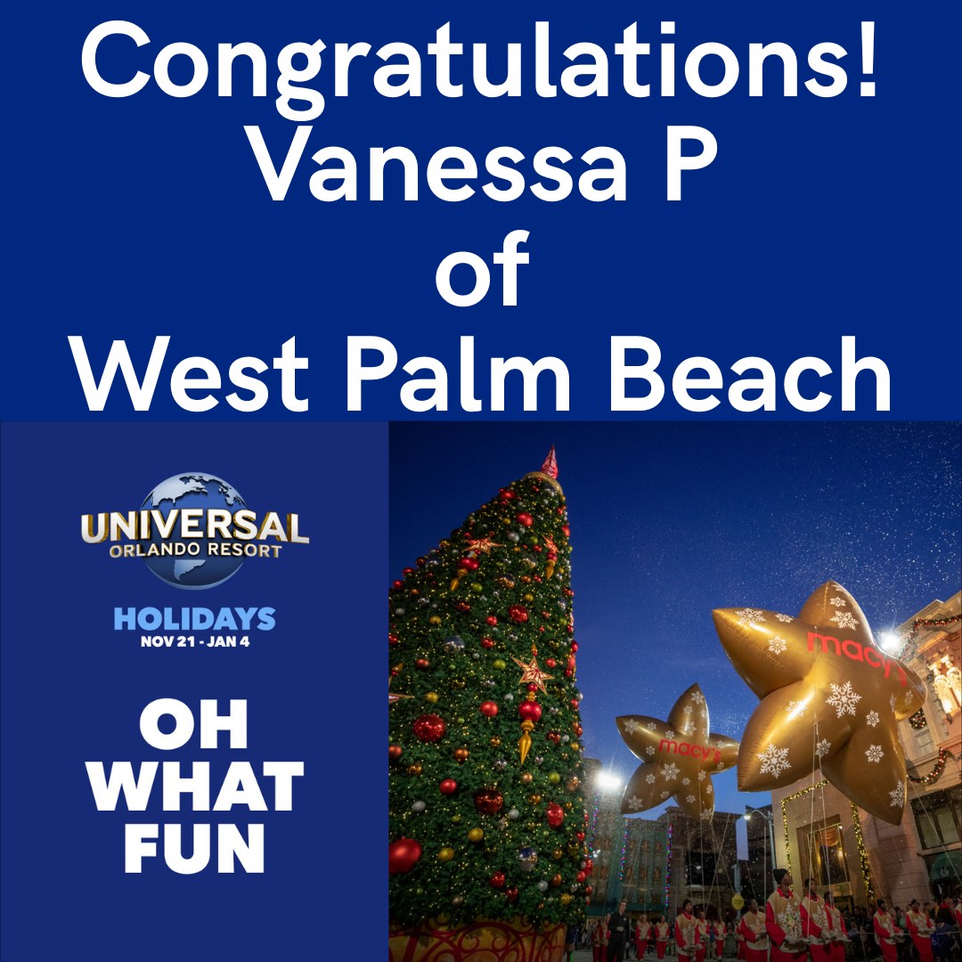 X102.3 - Congratulations to our Holiday Countdown Code Words winner ...