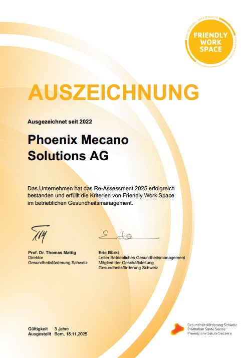 Phoenix Mecano Solutions AG | Stein am Rhein