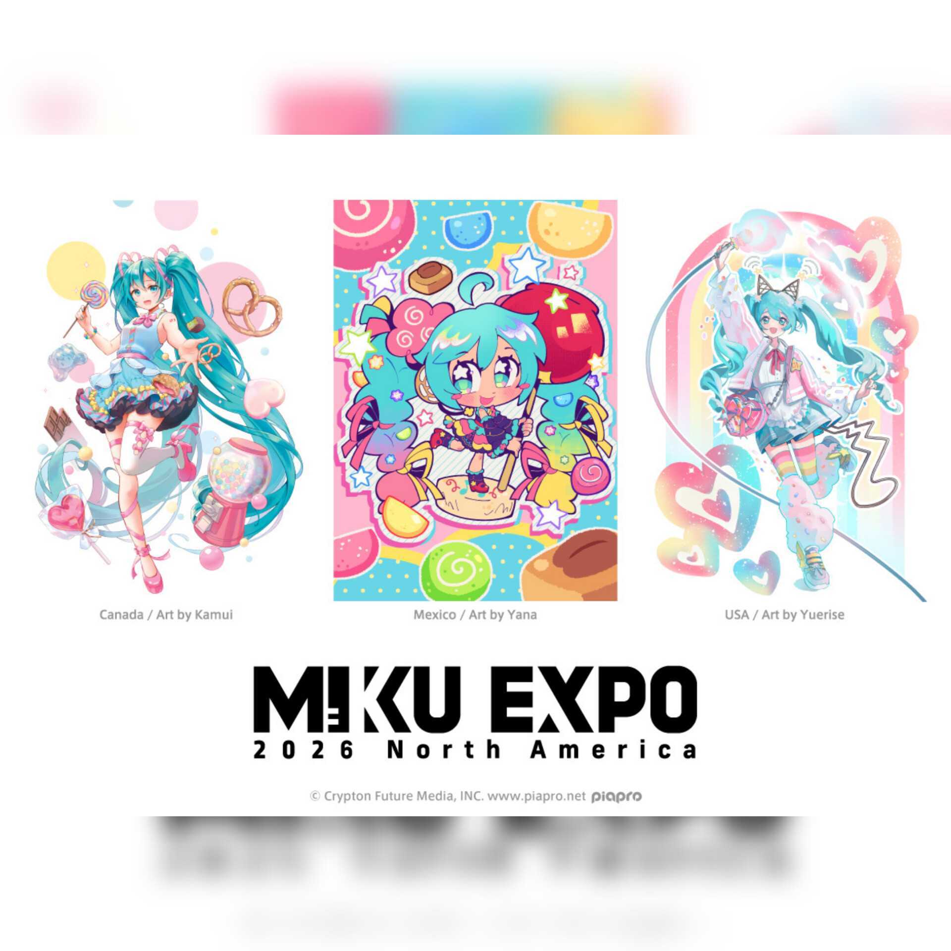 🎨MIKU EXPO 2026 North America Sub-Visuals🎨 Check out these