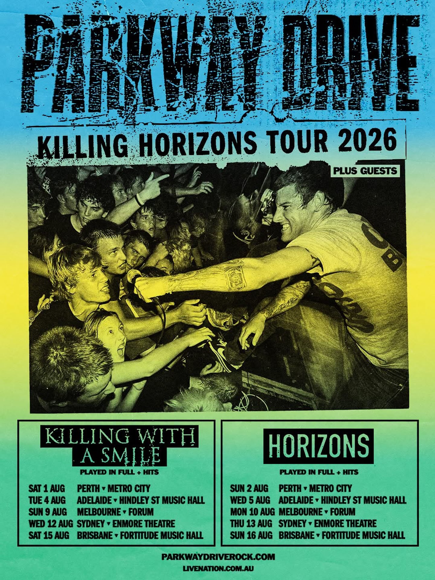 Parkway Drive announce anniversary tour for two of their most 