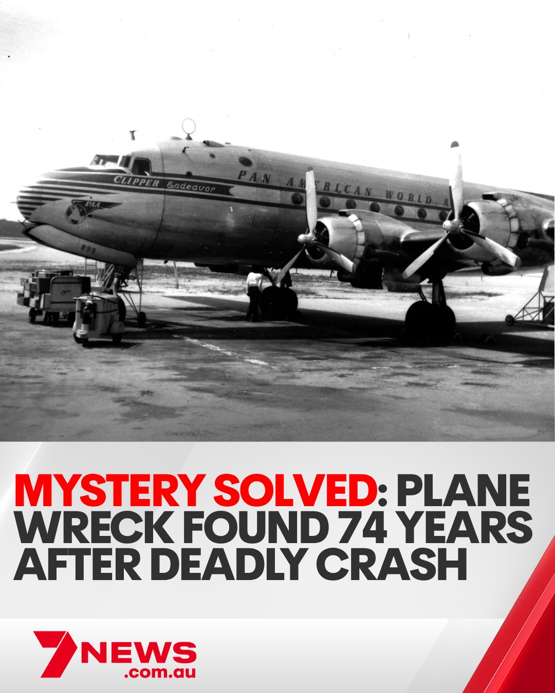 その他 1952 VTG Pan American World Airways A vintage Pan Am plane that went missing in 1952 has been found