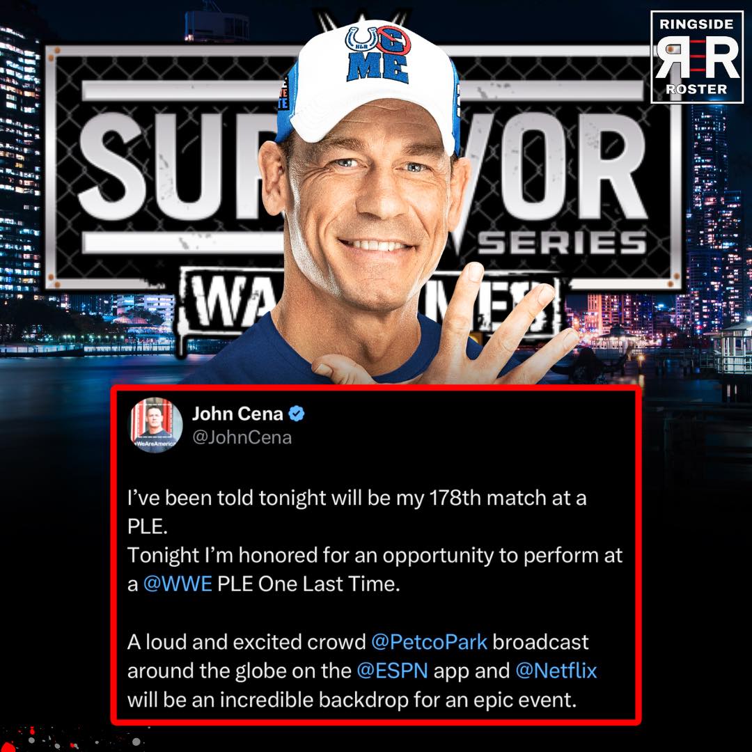 John Cena... - The Ringside Roster-Wrestling News & Rumors | Facebook