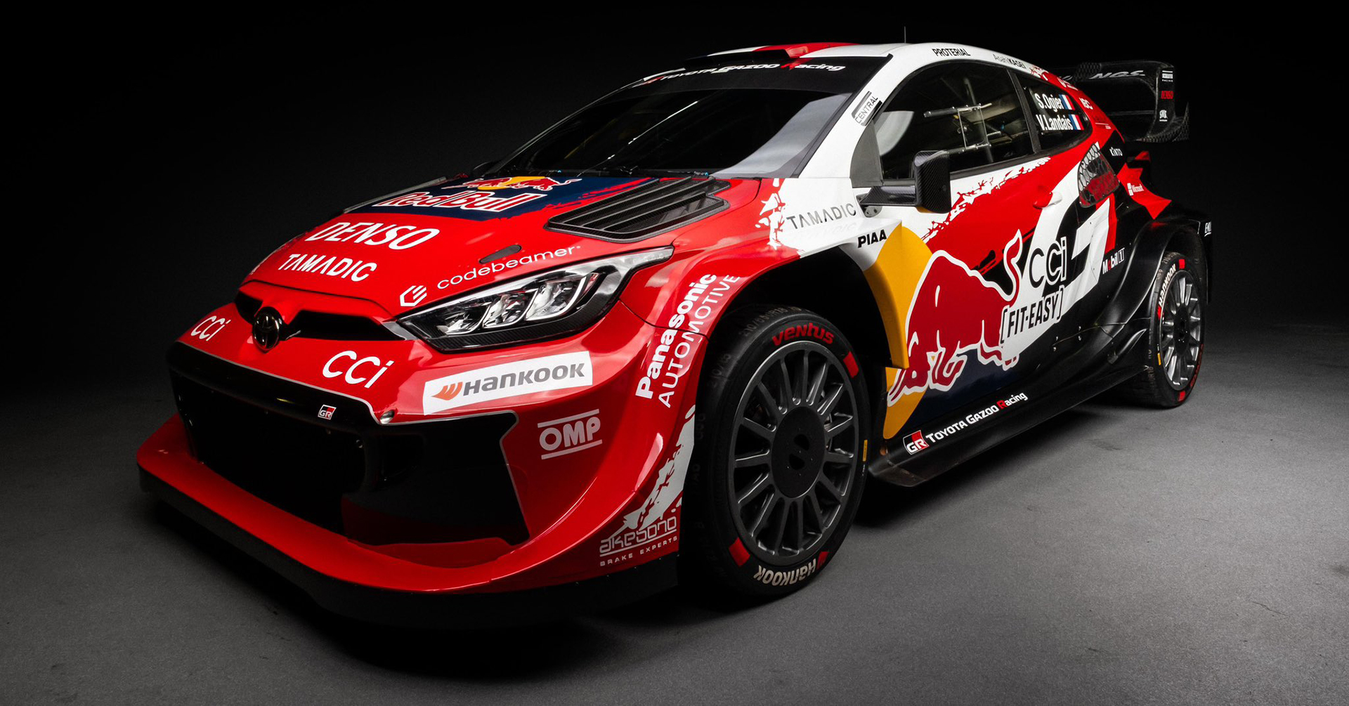 Sébastien Ogier's official Toyota GR Yaris Rally1 livery for the