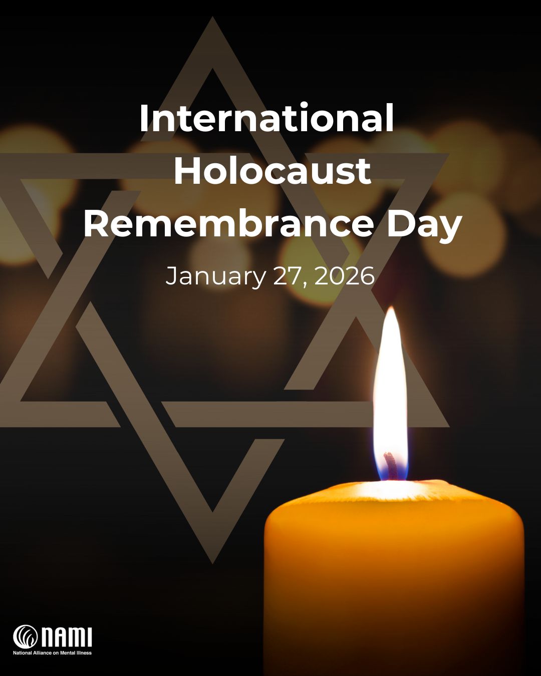 NAMI - Today, we pause to remember the six million Jewish... | Facebook