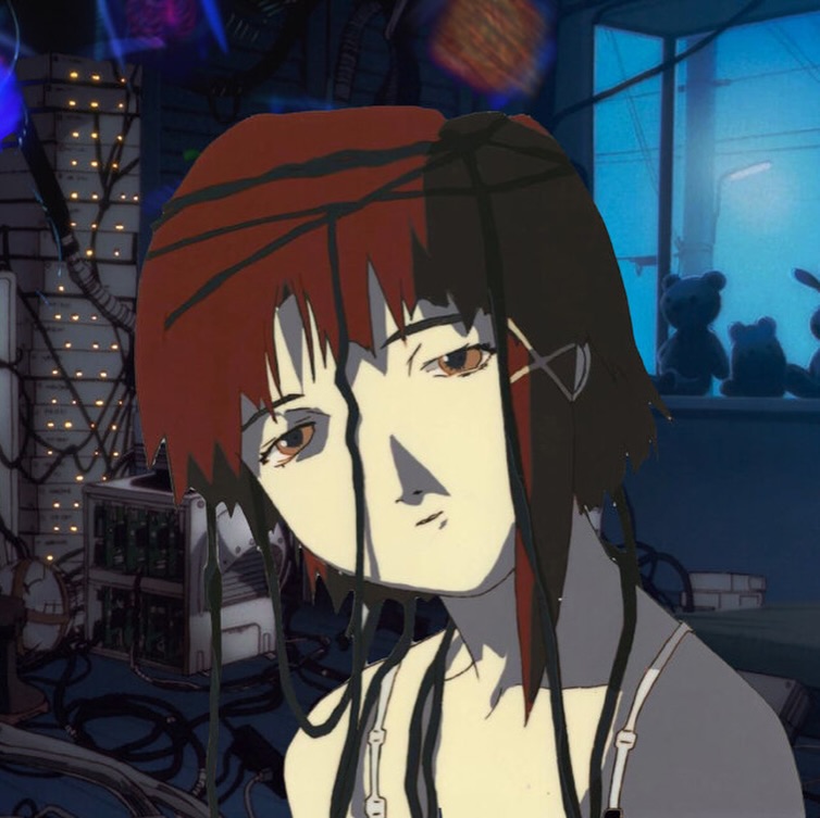 1998 Serial Experiments Lain takeover tonight at unifiedgoods.com