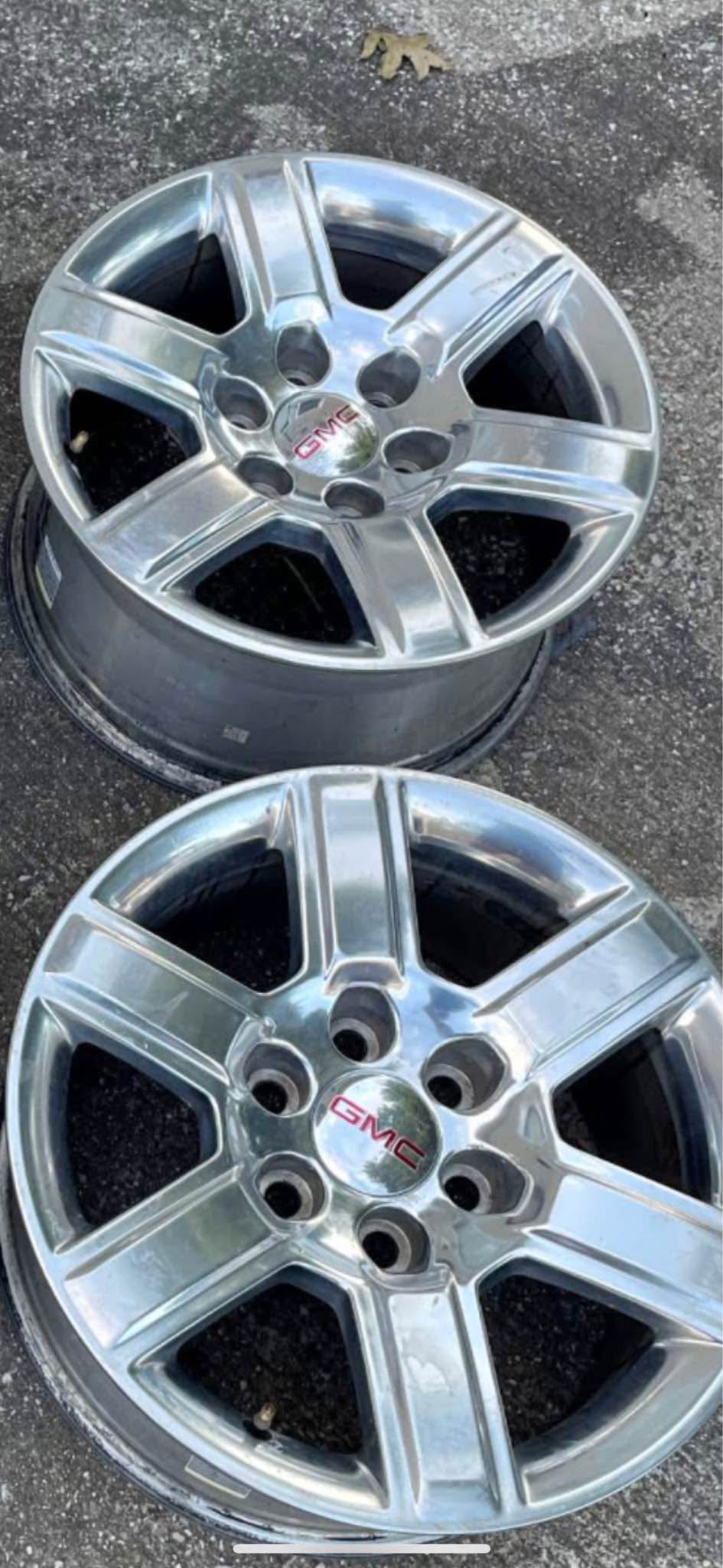 18 inch gmc stock rims trade to 17s - Car Wheels, Tires & Parts ...