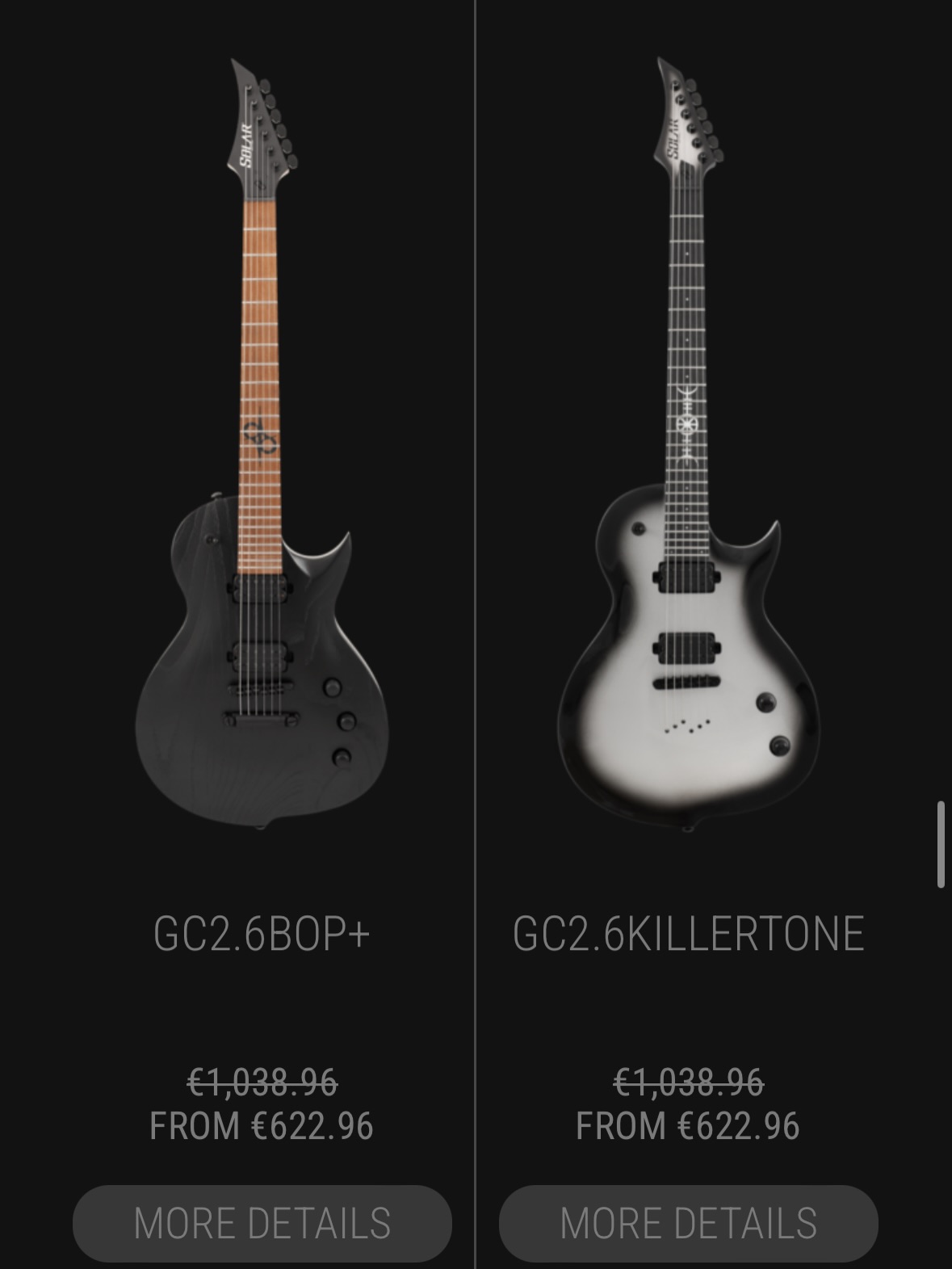 Solar - The New S1.7 - Our first 7-string S-Type guitar with a