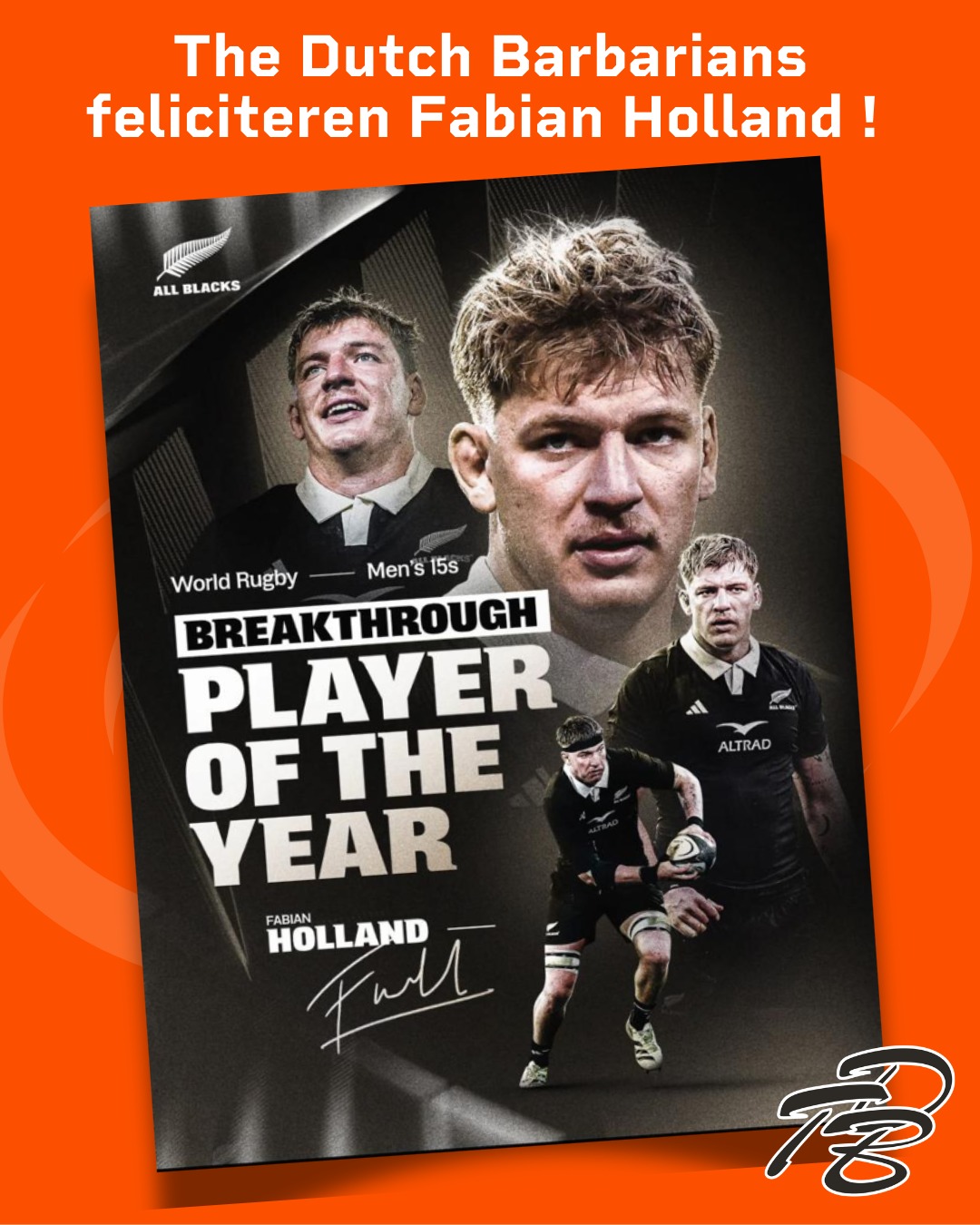 The Dutch - Trots op onze beschermheer Fabian Holland! Een voorbeeld ...