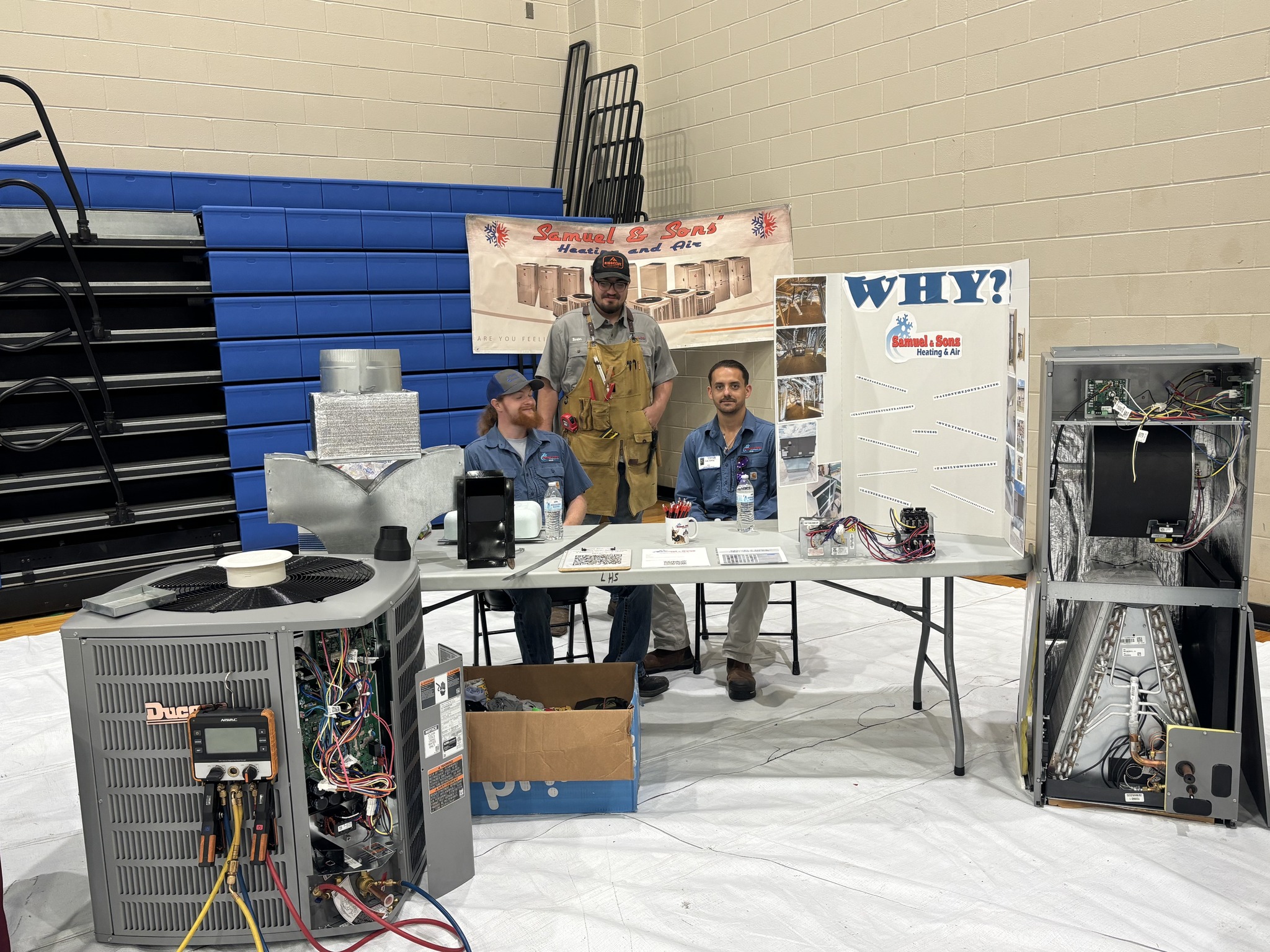 Samuel - Samuel and Sons' Heating and Air at the Lampasas High School ...