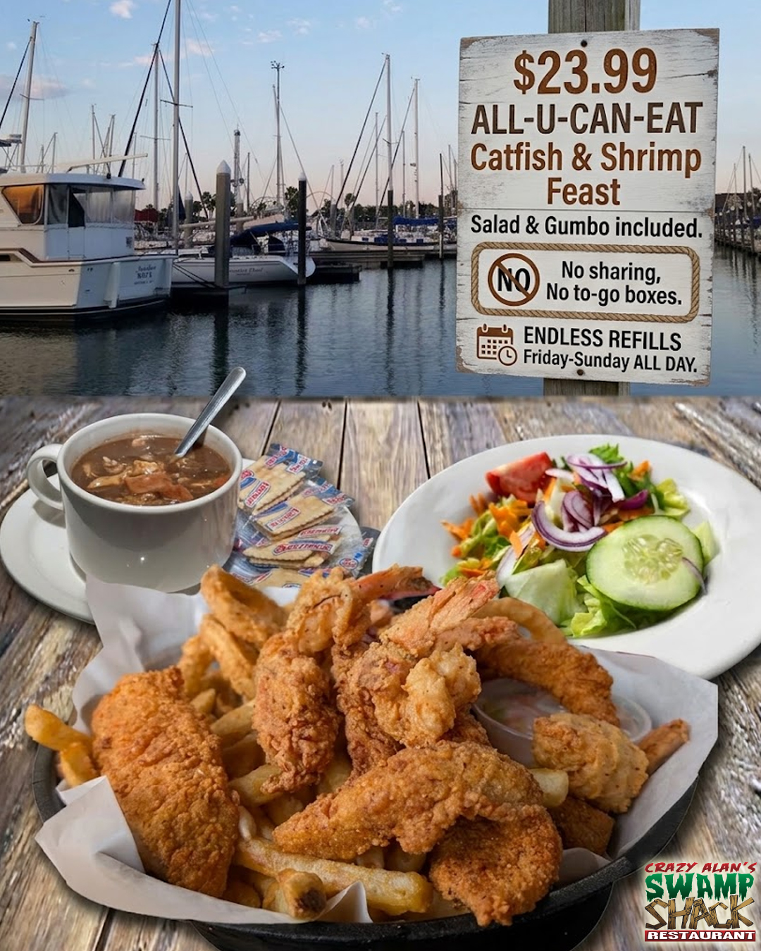 Crazy Alan's Swamp Shack | Kemah TX