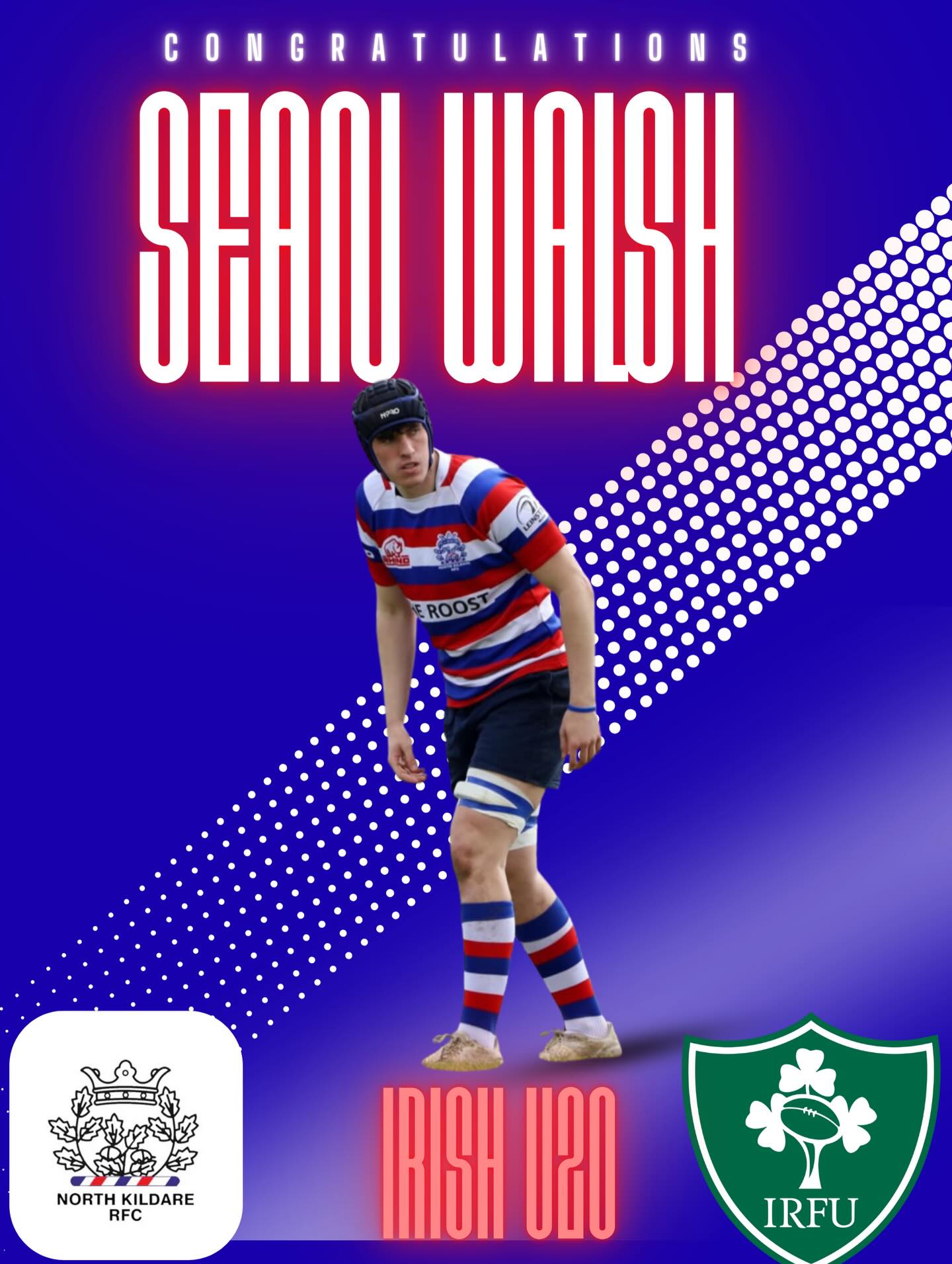 North - 🔵🔴⚪️ SEAN WALSH IS AN IRISH U20 🔵🔴⚪️ We are delighted to ...
