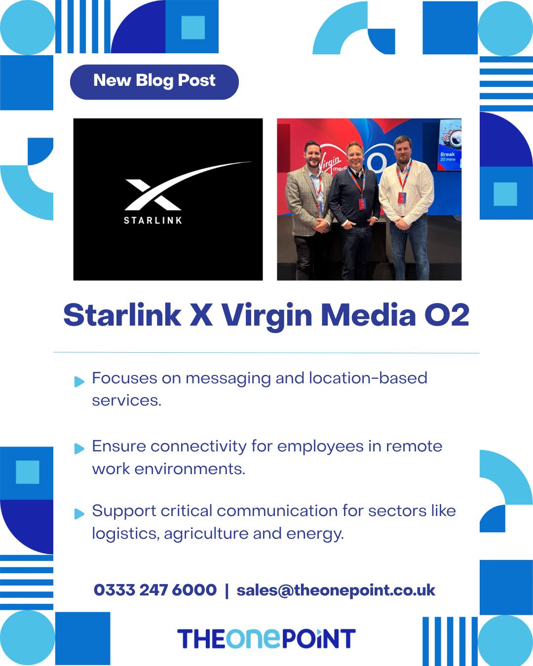 The One - Virgin Media O2 has teamed up with Starlink to launch O2 ...