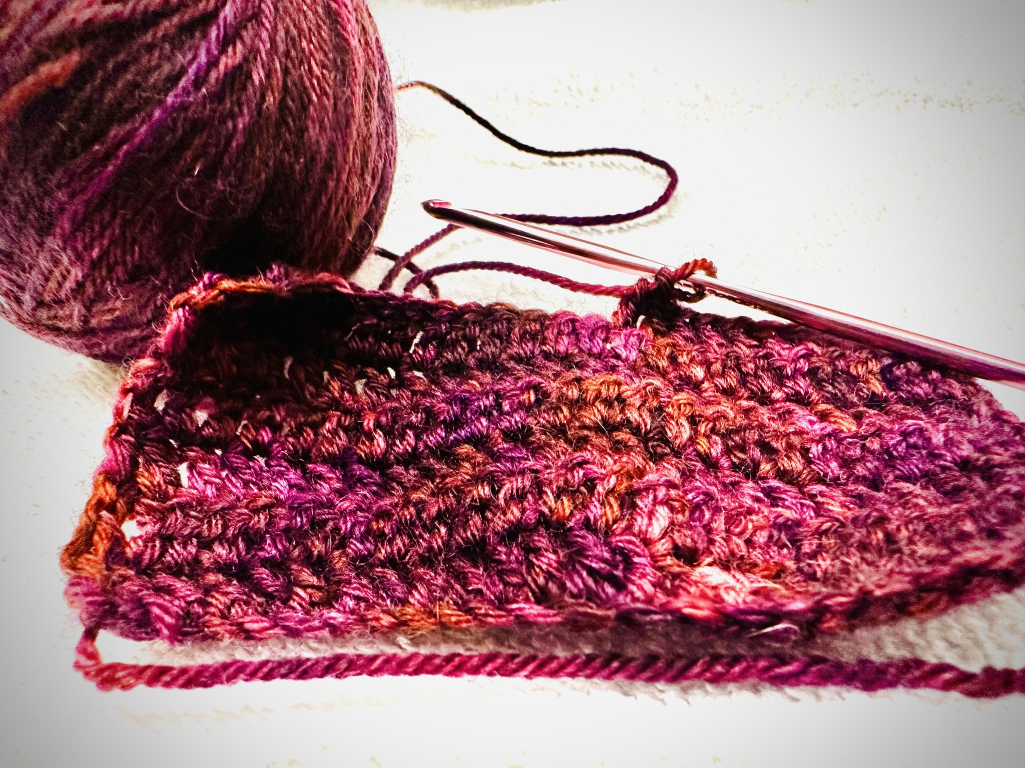 Seeded First Row. Real Download. #DesignCrochet #CrochetCharts # ...