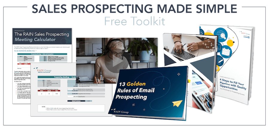 RAIN - In our Top Performance in Sales Prospecting Benchmark Report, we ...