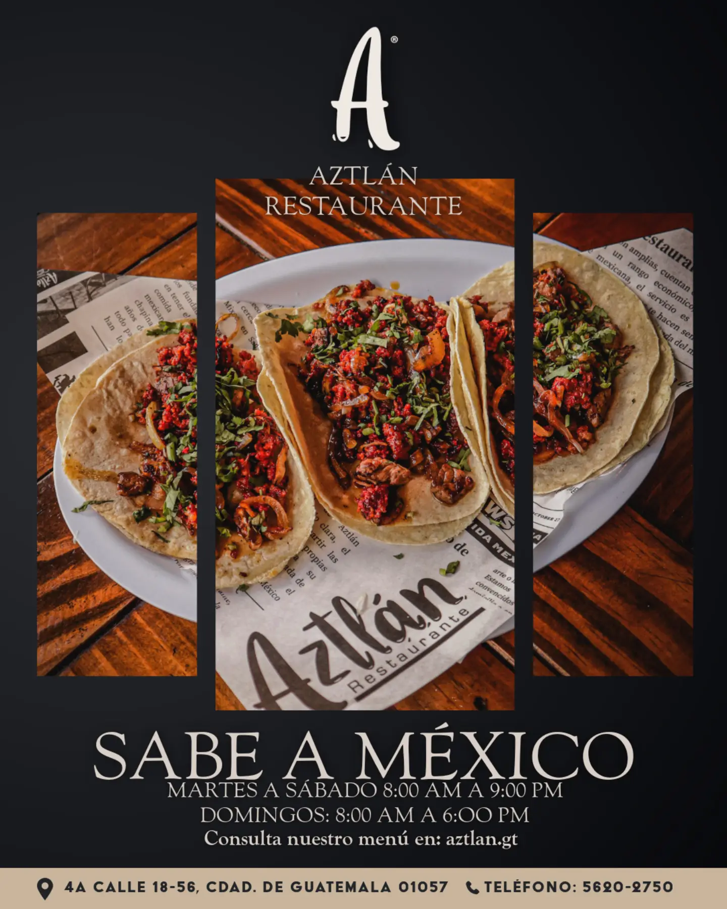 Consulta nuestro menú en aztlan.gt - Aztlán Restaurante | Facebook