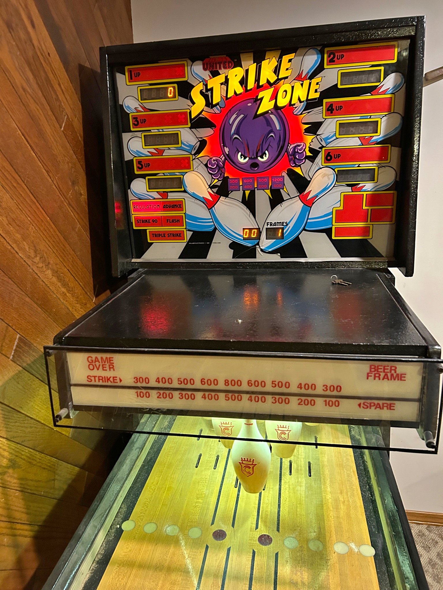 Vintage Williams “Strike Zone” Arcade Bowling Game ~ 1972 - Games ...