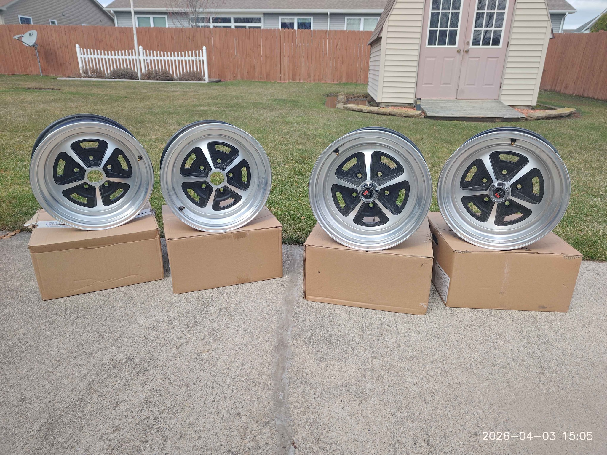Super Stock / Magnum style rims 15in - Car Wheels, Tires & Parts - Bay ...