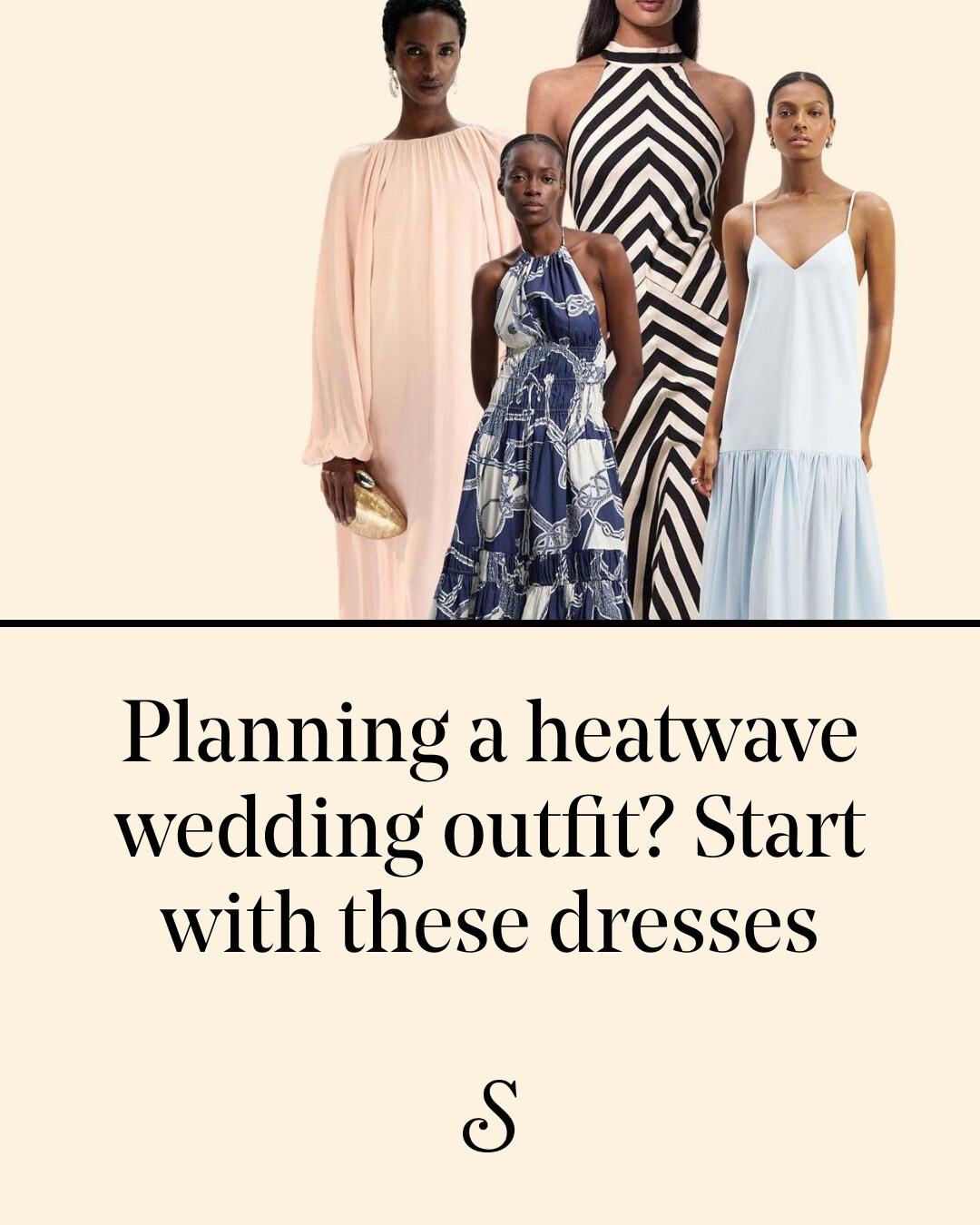 formal dresses for hot weather Whether you're attending a wedding abroad or at home, these are the best wedding guest weather… Tap to read SLEEVES:Long Sleeve