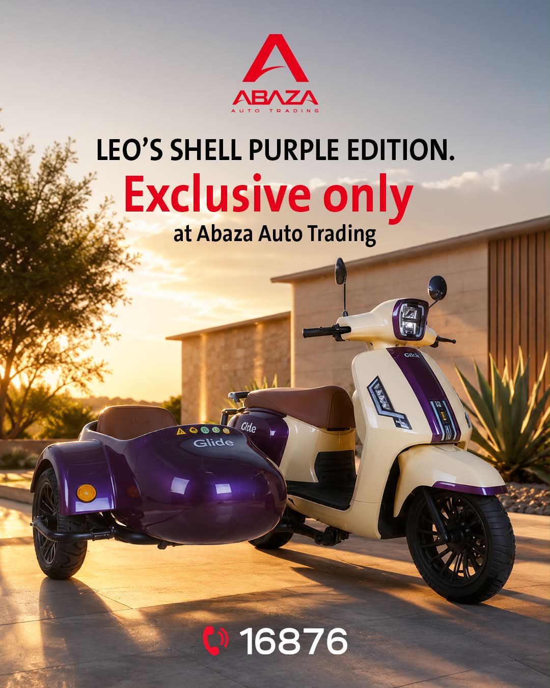 A color you'll only find here! The Leo Shell Purple Edition is now