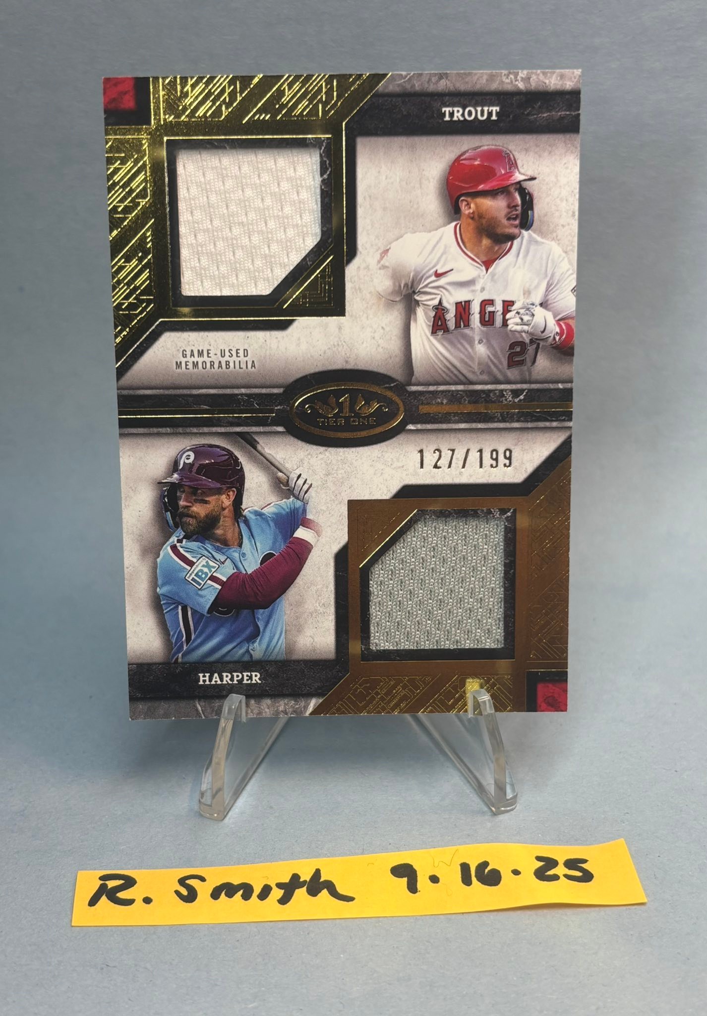 2025 topps tier 1 dual patch for sale