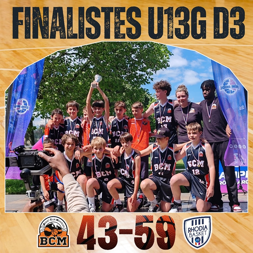Basket - 🏀 FINALE U13G D3 – VICE-CHAMPIONS ! 🏆 Ils ont tout donné ! 💥 ...