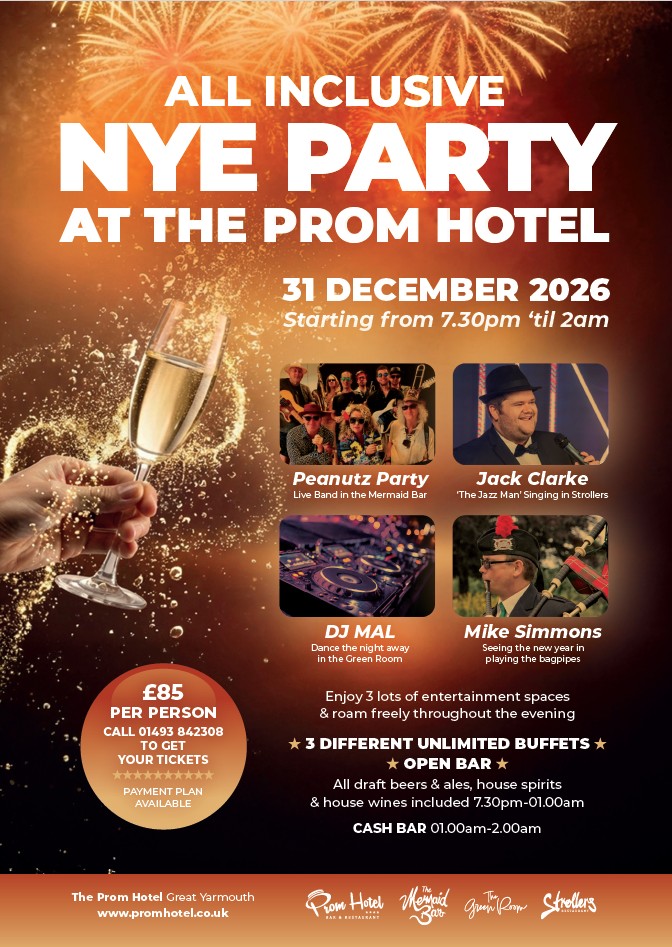 🎉 NEW YEAR’S EVE 2026 – ALL... - Pub On The Prom/Prom Hotel | Facebook