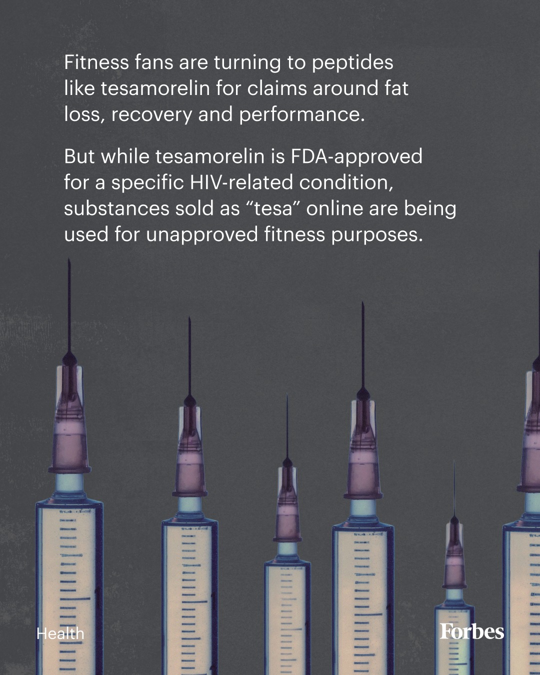 Gray-market peptides promising fat loss, muscle growth and faster recovery have gained popularity among fitness fans online. But severe allergic reactions raise questions about the serious health risks of a largely unregulated
