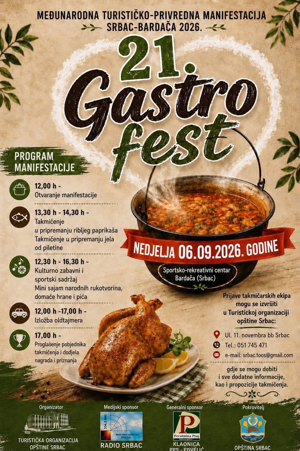 Tradicionalni Gastro Fest Srbac-Bardača