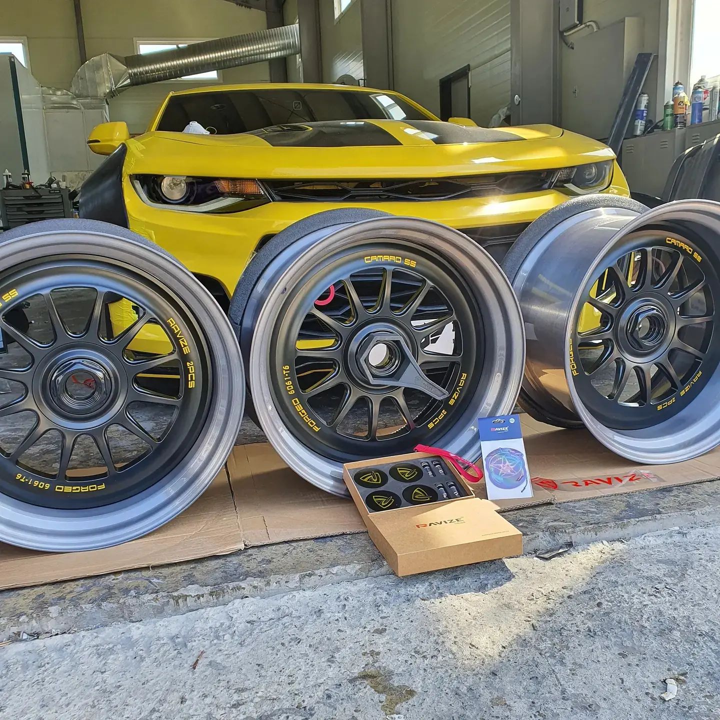 Ravize KOREA - 카마로 라비즈 휠장착 RAVIZE RA111 #forgedwheels...