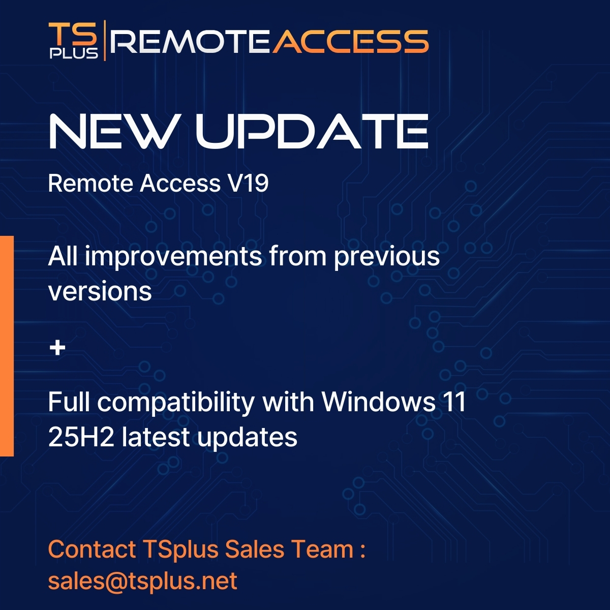 TSplus Corp - 🚨 TSplus Remote Access V19 is out! This... | Facebook