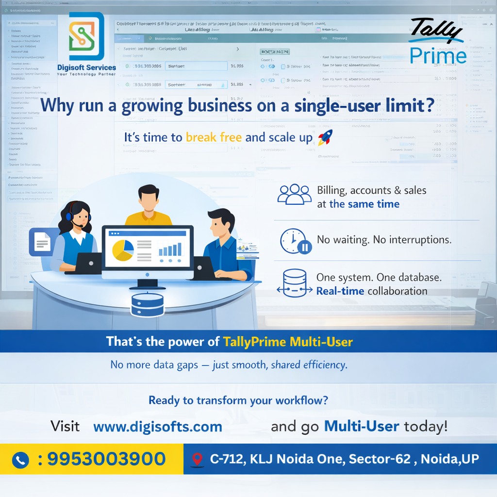 Digisoft - 🚀 Still managing your business on a single-user setup? It’s ...