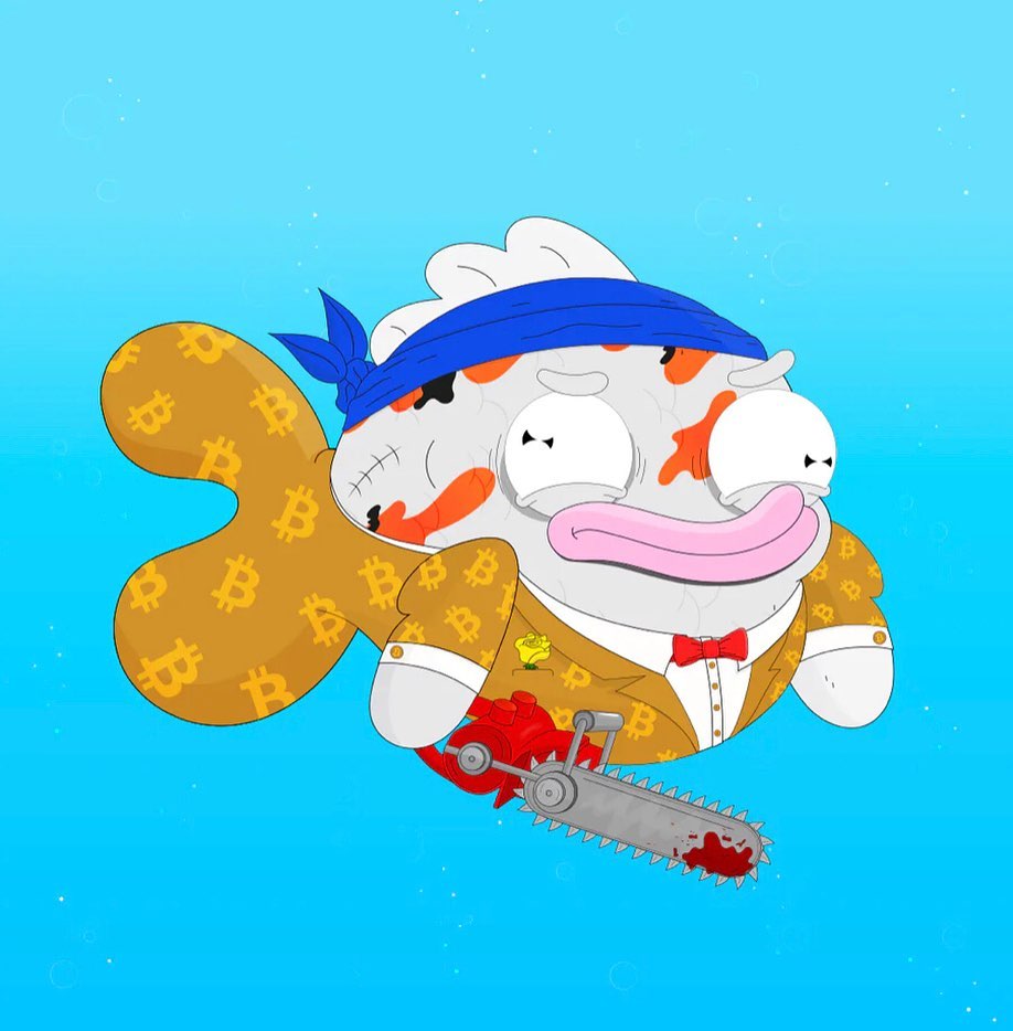 Based Fish Mafia - 🚨Snipe of the Day 2/02🚨 A Koi looking stylish in the ...