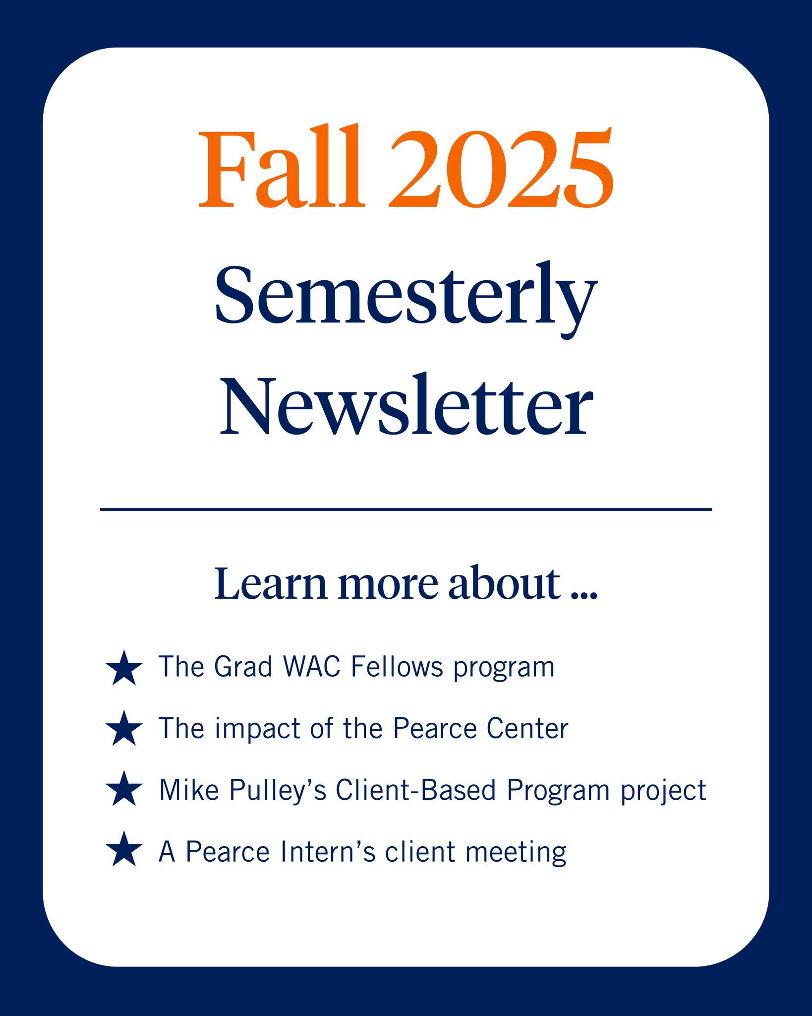 Pearce... - Pearce Center for Professional Communication