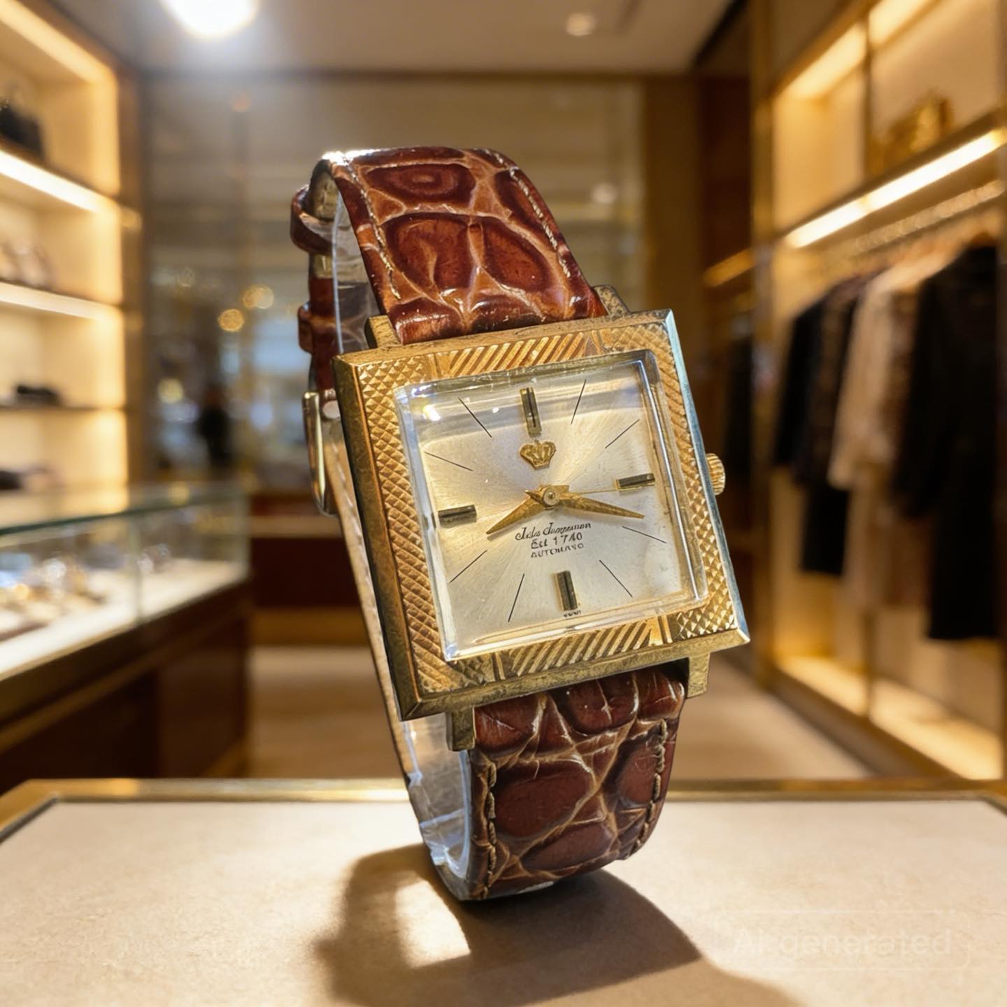Credit Suisse Gold Watch The Swiss Ingot Watch Collection 1960s 