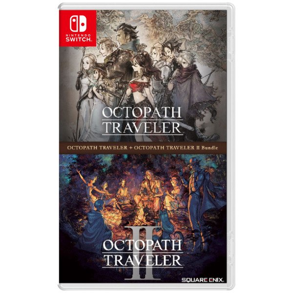 Nintendo Switch game pickups including Octopath Traveler and